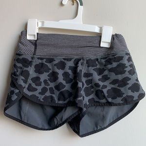 Lululemon Cheetah Print Speed Up Shorts